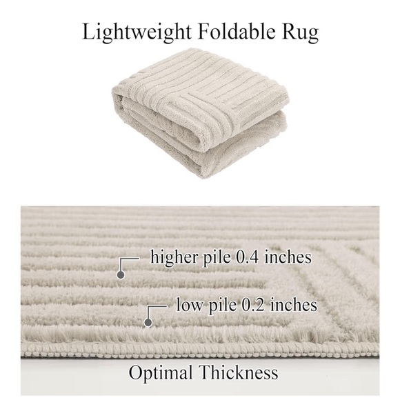 Modern Geometric Area Rug - Picture 3 of 6